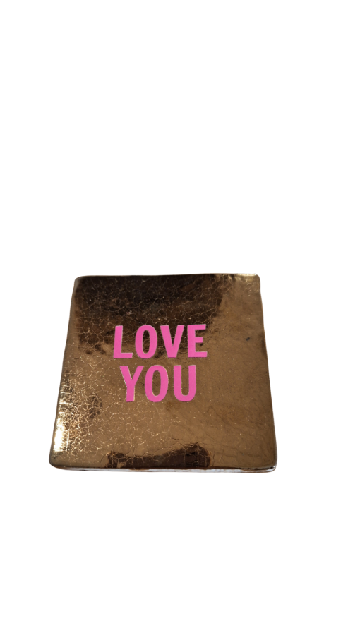 Quote tegeltje "Love You" koper