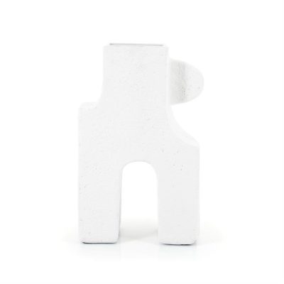 By Boo tribe vase small white
