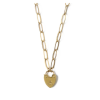 Heart padlock necklace