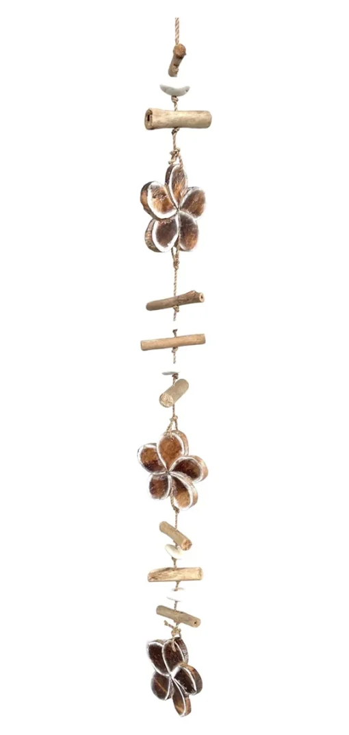 Cotton Counts Guirlande bloem natural Billy 90 cm (VE 6)