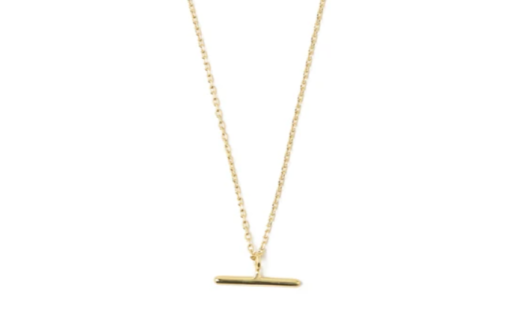 T-bar ditsy necklace in gift box - Afbeelding 2