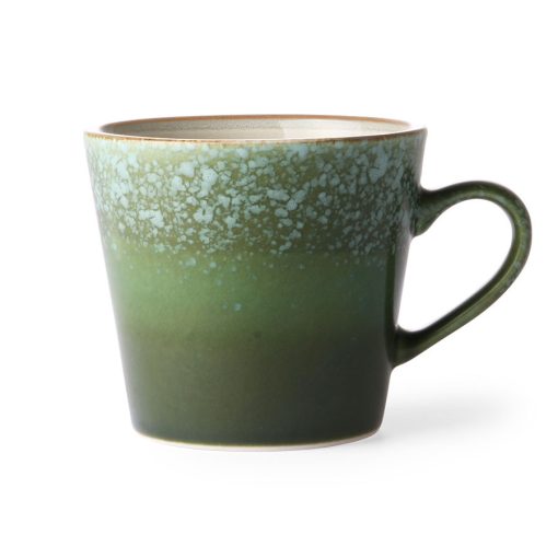 HK Living 70's ceramics cappuccino mug, grass