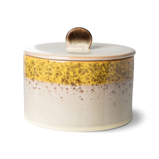 HK Living 70's ceramics cookie jar autumn
