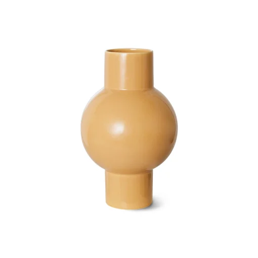 HK Living ceramic vase cappuccino M