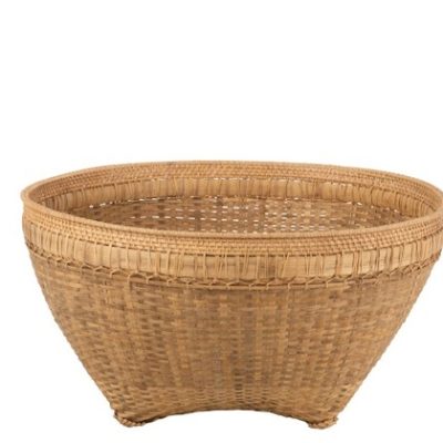 J-line mand xl rond rotan naturel