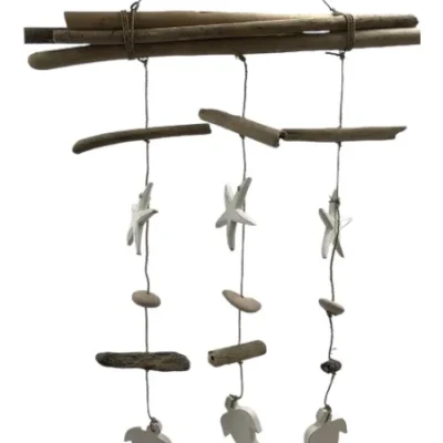 Cotton counts mobiel Driftwood met stenen schildpad