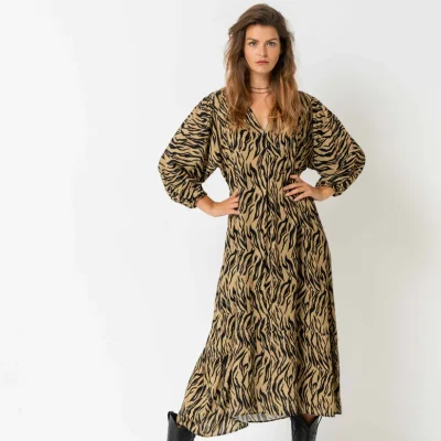 Juul & Belle - Morisa dress print black/dessert