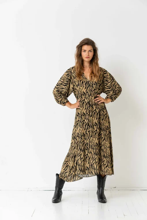 Juul & Belle - Morisa dress print black/dessert
