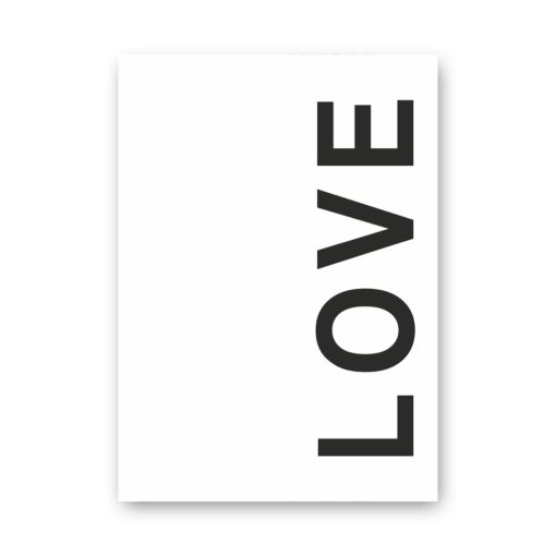 Love poster 70x100cm - Afbeelding 3