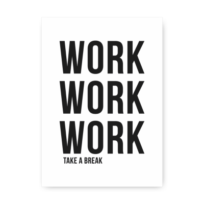 Work Work Work poster
