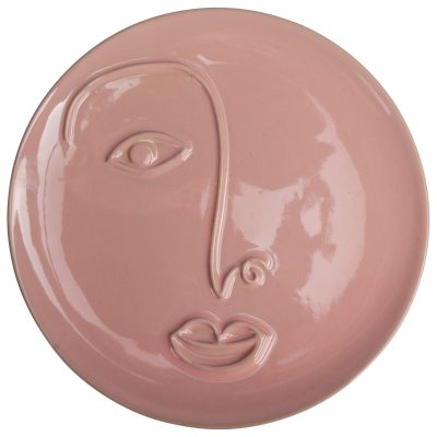 Gusta Deco Bord Gezicht Roze