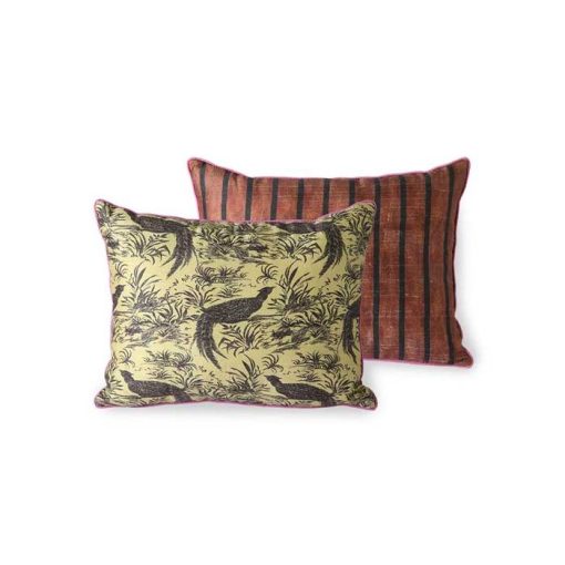 HK Living - Silk cushion jungle