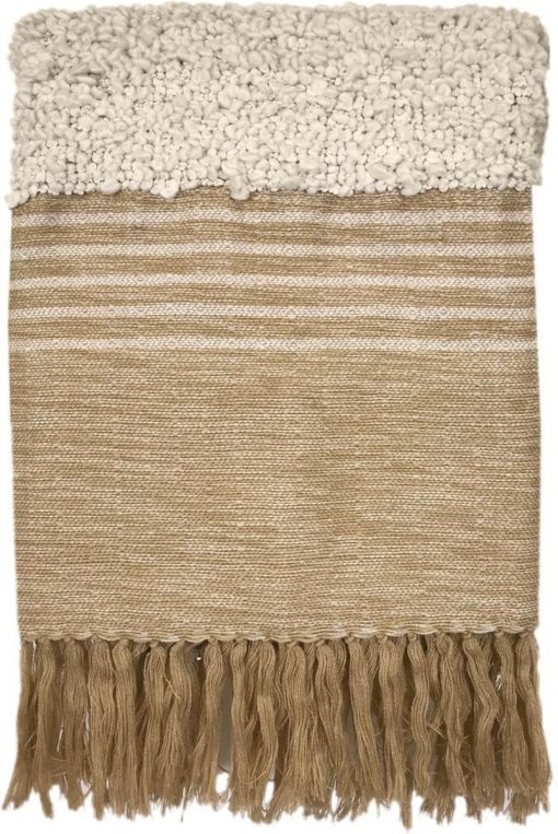 Malagoon Tribal off white plaid