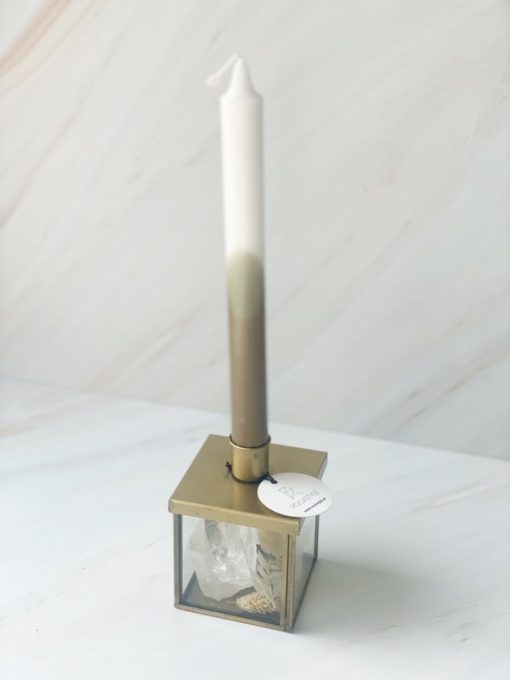 Rockstyle Xmas kandelaar met bergkristal - Afbeelding 3