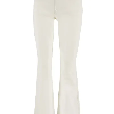 Zusss flared jeans off white