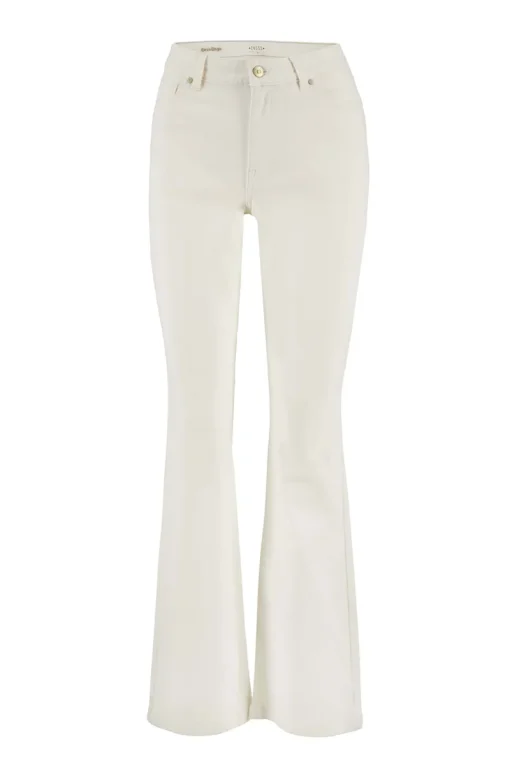 Zusss flared jeans off white