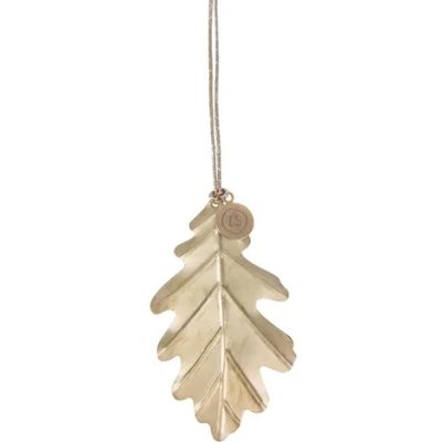 Zusss metalen hanger eikenblad 5,6x10cm
