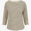 Zusss - shirt zand/off black