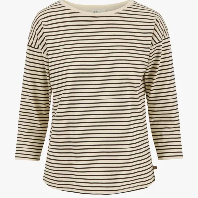 Zusss - shirt zand/off black
