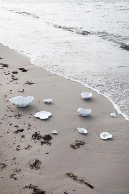 Byon serveerschaal Shell van dolomiet - Afbeelding 2