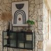 J-line decoratieve rieten waaier - Afbeelding 2