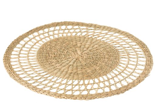 J-Line onderlegger rond - naturel