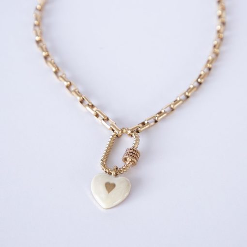 Very Mooi - Ketting Lusaka Epoxy Heart Necklace - Afbeelding 2