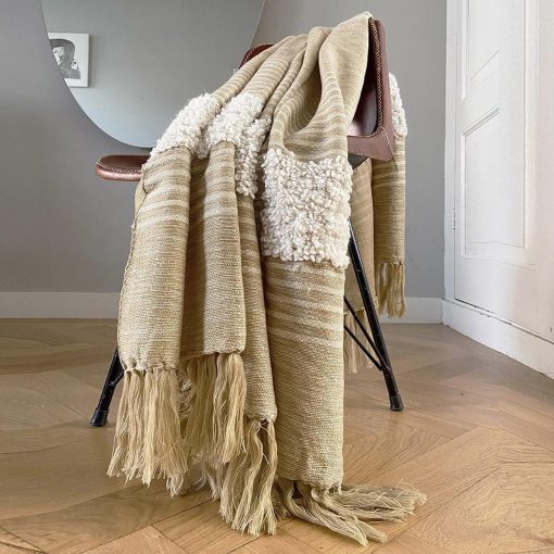 Malagoon Tribal off white plaid - Afbeelding 2