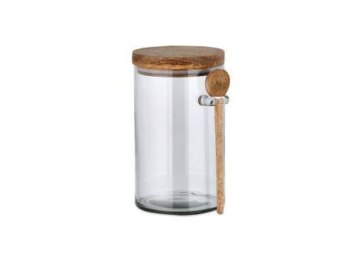 Nkuku Kossi glazen voorraadpot Large