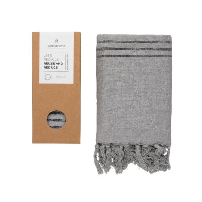 Original Home hamamdoek - grijs gestreept