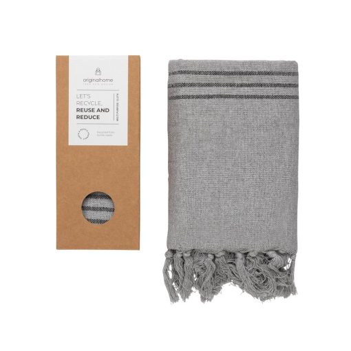 Original Home hamamdoek - grijs gestreept