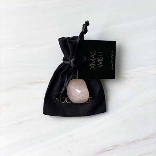 Rockstyle XMAS Wish | black velvet giftbag Rozenkwarts