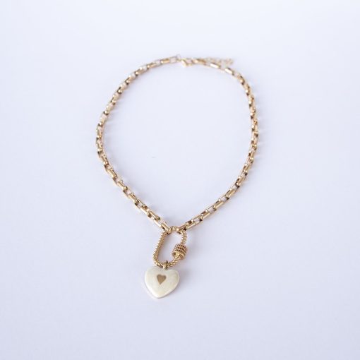 Very Mooi - Ketting Lusaka Epoxy Heart Necklace