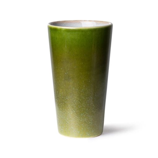 HK Living 70's ceramics latte mug grass