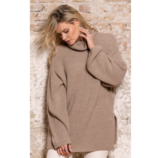 Juul & Belle Fien Knitted Pull Stone color