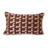 HK Living geometric cushion bordeaux 30x50