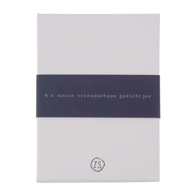 Zusss gedichtenbundel vriendschap