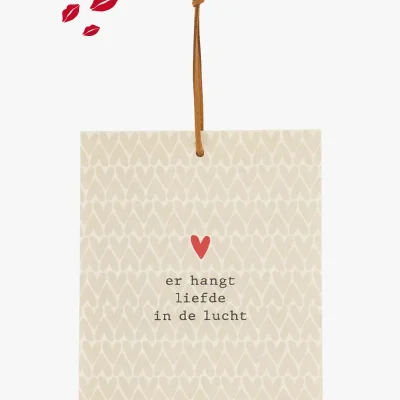 Zusss geurzakje Liefde in de lucht.