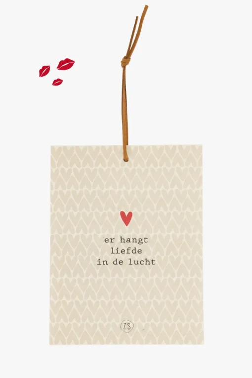 Zusss geurzakje Liefde in de lucht.