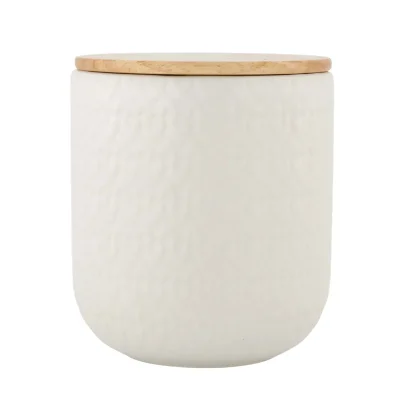 Zusss keramieken bewaarpot hartjes 12 cm