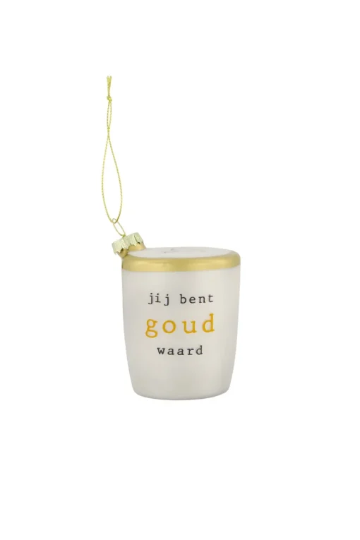 Zusss kerst ornament koffiekopje