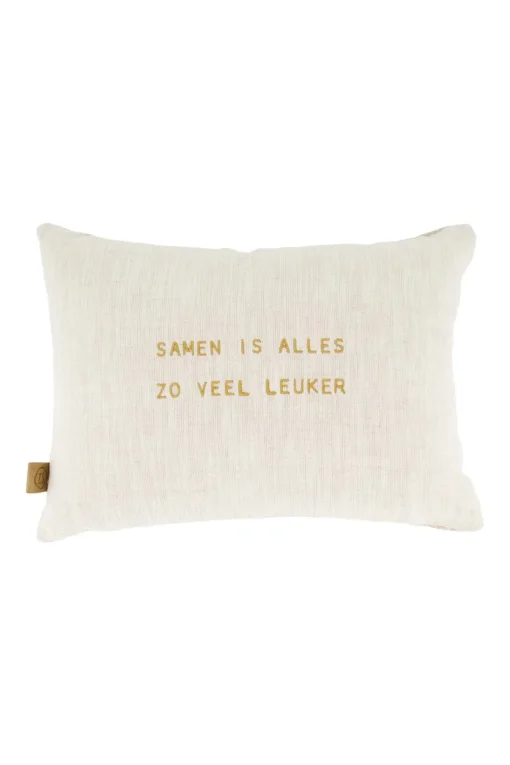 Zusss kussen Jij bent goud waard/hartje blauw - Afbeelding 2