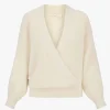 Zusss wikkel trui fluffy - creme