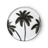 HK Living ceramics side plate palms L