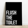 Flush the Toilet poster