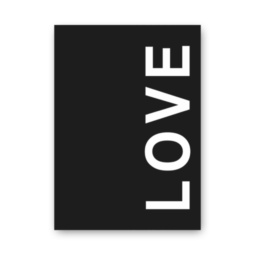 Love poster 70x100cm - Afbeelding 2