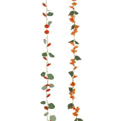 J-Line bloemenslinger met blaadjes