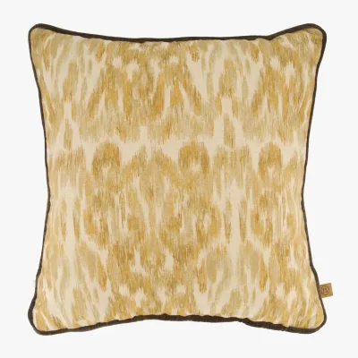 Zusss ikat print 45 x 45 cm oker/ecru