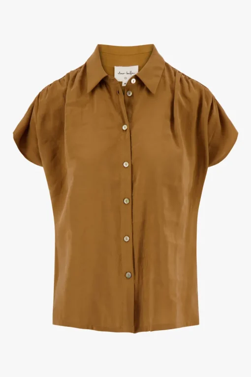 Zusss Tencel top camel
