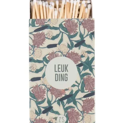 Zusss - lucifers met bloemenprint